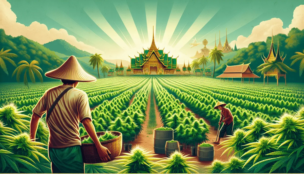 บูมของทองเขียว: สำรวจการเติบโตของการปลูกกัญชาในประเทศไทย