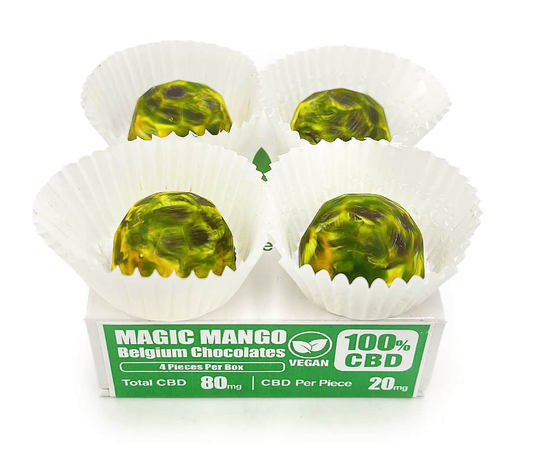 ช็อกโกแลตเบลเยี่ยมกลิ่นมะม่วง Belgium Chocolates