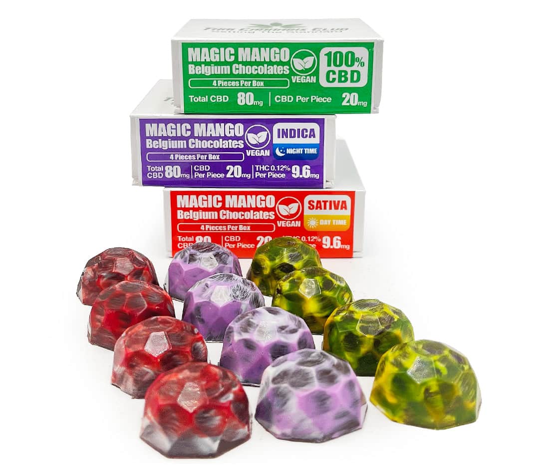 ช็อกโกแลตเบลเยี่ยมกลิ่นมะม่วง Belgium Chocolates