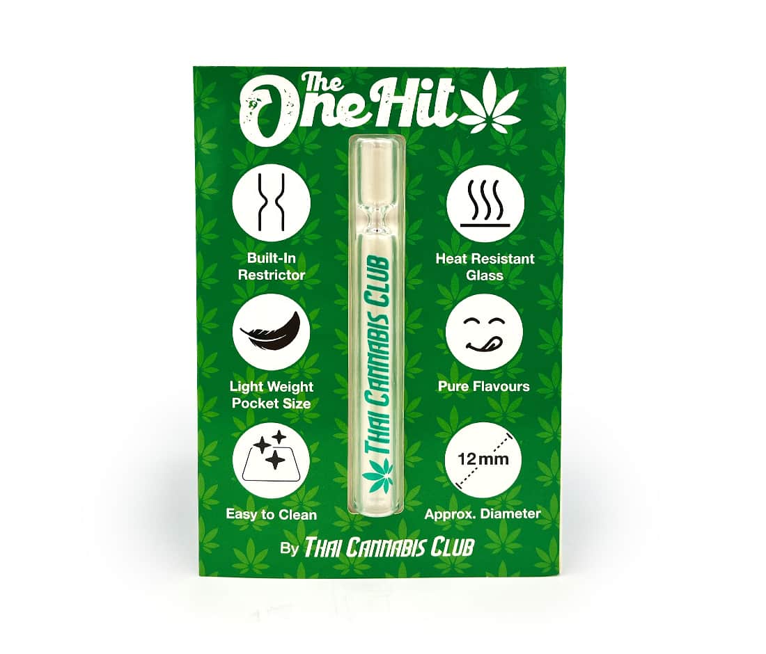 The One Hit - One Hitter Glass Pipe